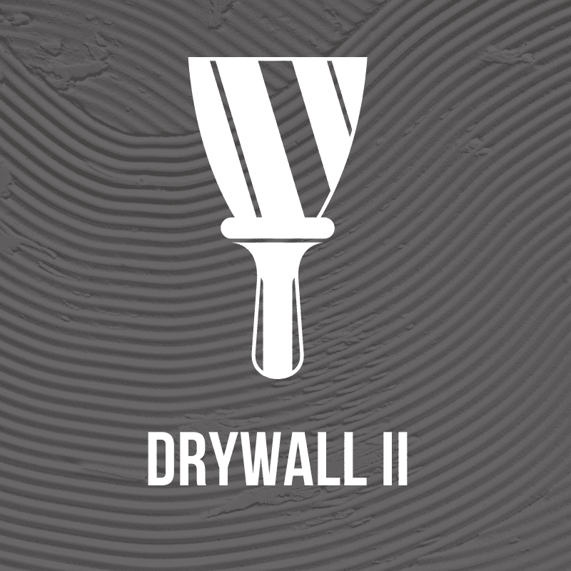 Course thumbnail for the West Michigan Construction Institute's drywalling level 2 training course.