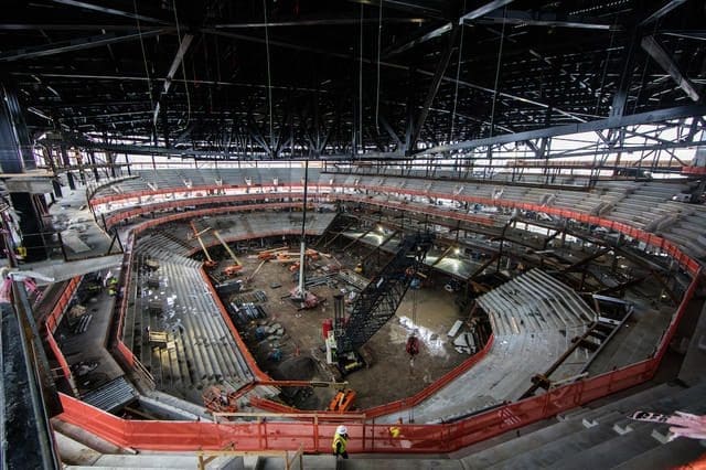 Sprinkler Fitting Project: Construction of Little Caesar's arena in Detroit Michigan
