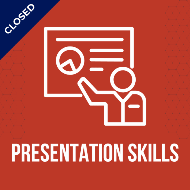 Presentation Skills - WMCI Course Thumbnail - closed